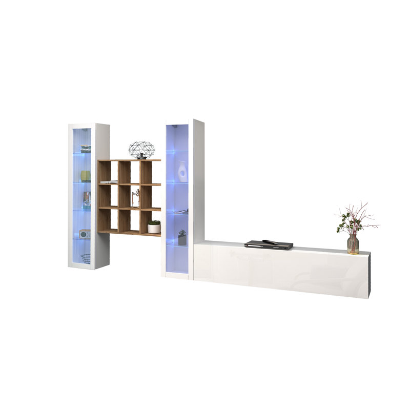 Maruska Entertainment Centre for TVs up to 70", White Glossy
