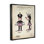 Souris, personnage, figure, encadré, art mural flottant par Karl Hronek