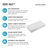 36 in. Wall-Mount or Countertop Bathroom with Diamond Bowl Solid Surface-67801190