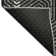 Premium Machine Washable Prisco Black Rug