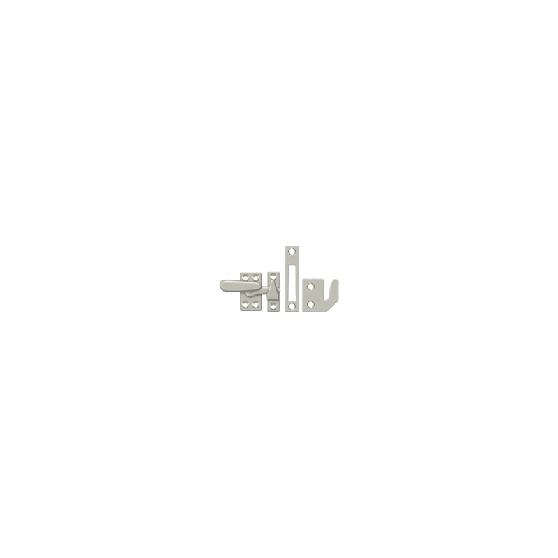 Hardware, Brushed Nickel, 1.3" H x 1.5 W x 0.5" D