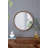 31.5" Round Pine Wood Mirror