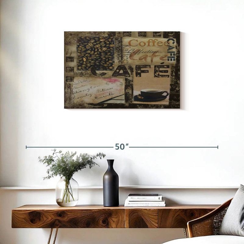 Yarlin Cafe Collage, 20" H x 30" W