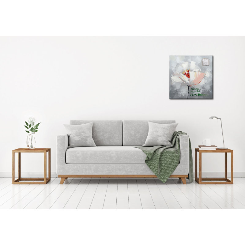 «Flower in Memory II», reproduction de peinture à l'huile sur toile tendue