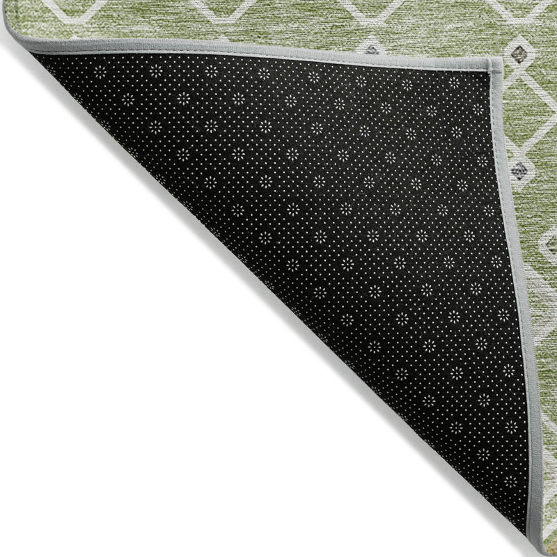 Tapis rectangulaire Aleighna avec envers antidérapant, Rectangle 9 pi x 12 pi
