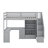 Twin Size Loft Bed With Desk And Drawers-377568924