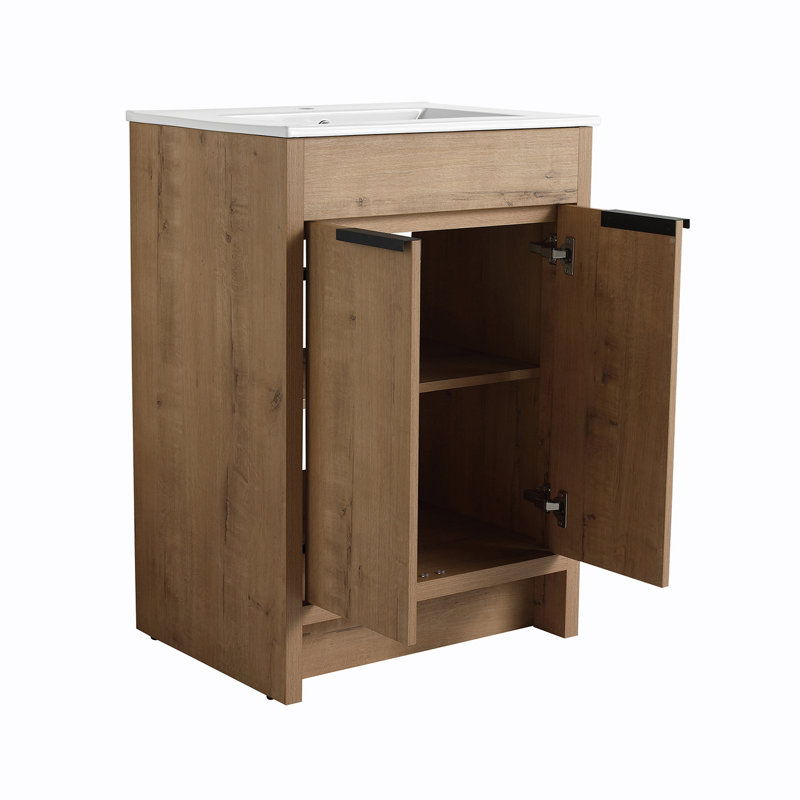 Meuble-lavabo autoportant 24 po 24 po
