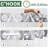 No Hook Grey Shower Curtain With Snap In Fabric Liner Set Hotel Style With See Through Mesh Top Window Modern Geometric Waterdrop Design Waterproof And Washable, 71X74 INCH