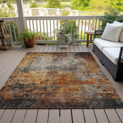 Tapis paprika intérieur / extérieur lavable à la machine Cicel ACN1210