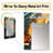 Gold and green topaz Agate Granite V - Abstract Decorative Mirror, Modern Wall Mirror, Printed Metal Art-537249847