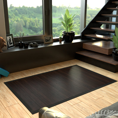 Tapis en bambou brûlé Locher