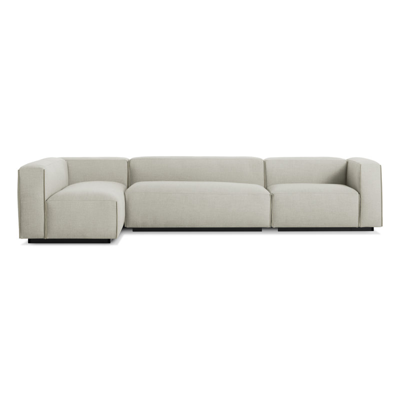 Cleon Modular Sectional, Maharam Meld in Panda, Right Hand Facing