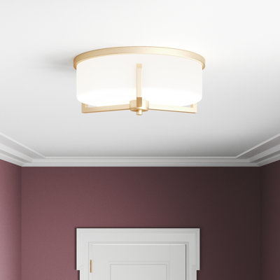 Rosolio Glass Flush Mount