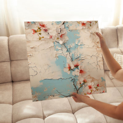 «Floral Flowers and Paint III», reproduction d'art asiatique sans cadre