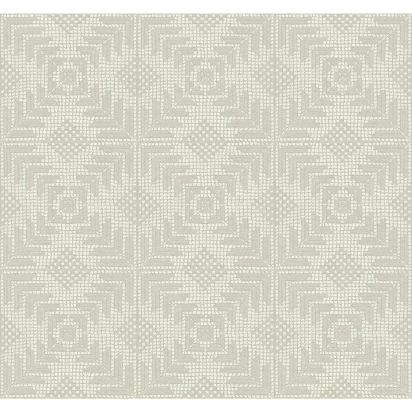 York Wallcoverings Aviva Stanoff Geometric Double Roll | Wayfair