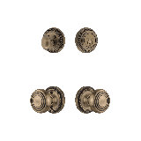 Nostalgic Warehouse Rope Rosette Entry Set with Deco Knob