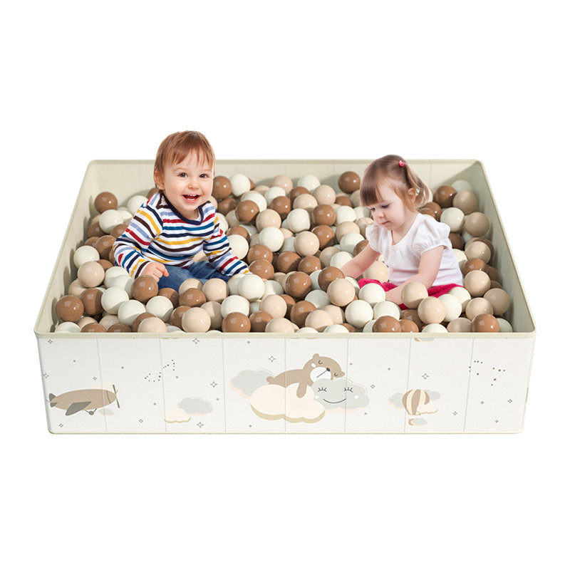 Foldable And Portable Square Ball Pit For Kids, Ball Pool For Children's Room, 120X90x30cm, Balls Not Included