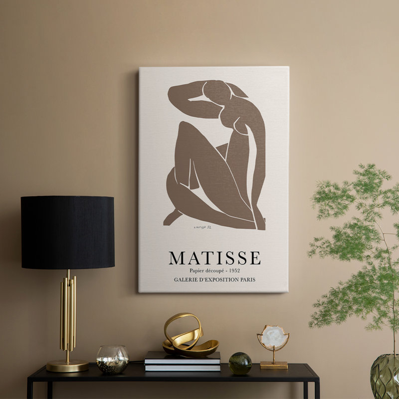 Matisse CCVI Framed Print -Gallery Wrapped Cavas, 27" H x 18" W