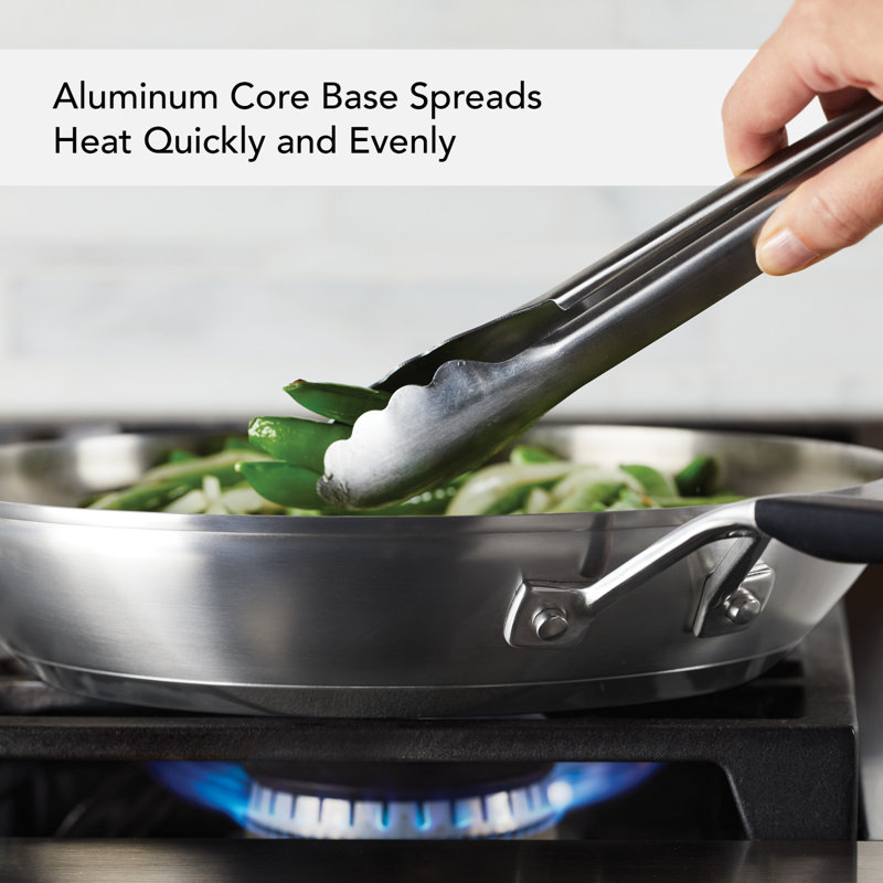 KitchenAid Stainless Steel Induction Frying Pan / Skillet, 12 in.