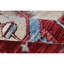 Tapis unique rouge / ivoire / beige / bleu de 9 pi 11 po x 13 pi 8 po