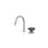 Acquaco Linki Daisy Deck Mount Two-Hole Single Handle Bidet Faucet with 6-1/8'' Spout Reach