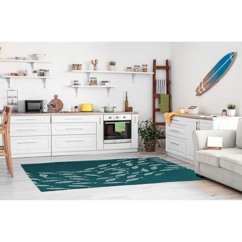 Mochun Chenille Indoor Rug, Rectangle 5' x 7'