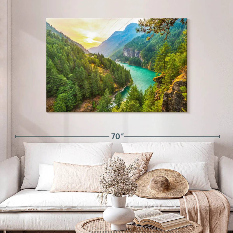 Alvord Diablo Lake à Washington, H 32 po x l 48 po