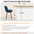 26" Swivel Upholstered Counter Stool With Solid Wood Frame-1350606940