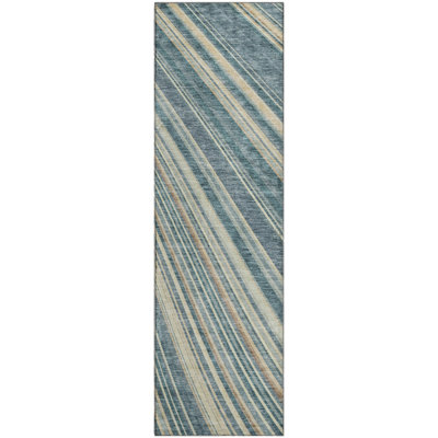 Premium Machine Washable Prisco Sky Rug