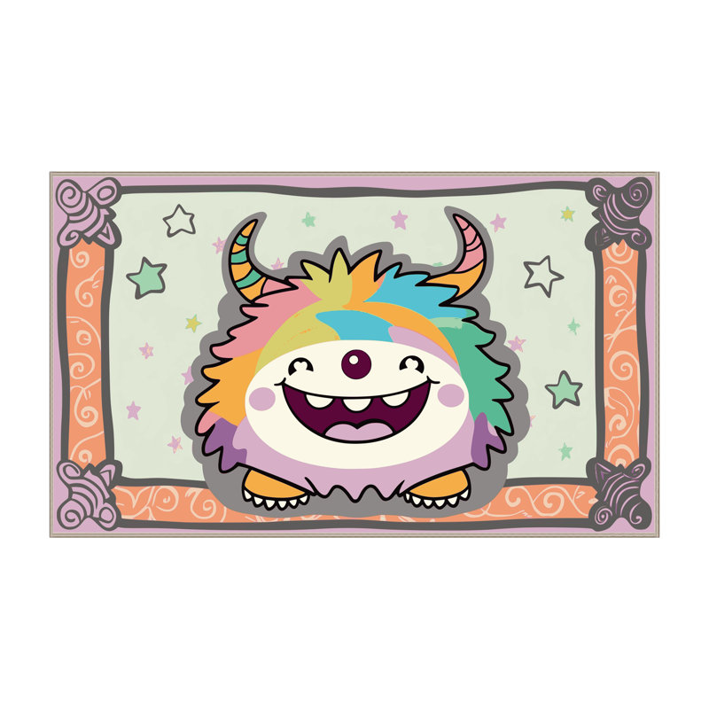 Tapis lavable Keyonn Halloween, Rectangulaire 3 pi x 5 pi