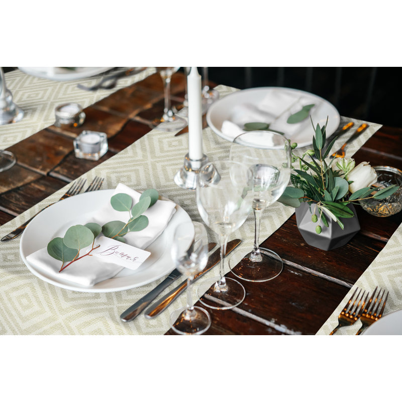 Skylar Dining Linens, 130cm W x 160cm L, Grey