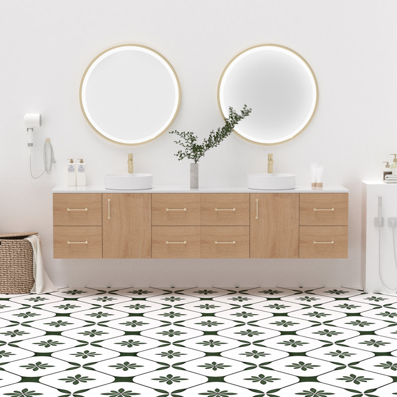 Meuble-lavabo double 84 po avec lavabo 84 po