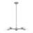 5 - Light Steel Dimmable Sputnik Sphere Chandelier-967752413