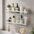 Wall-Mounted, Non-Marking Bathroom Organizer — Features 5 Hooks for Hanging Small Toiletries; Rust-Resistant Stainless Steel Construction; Suitable for Both Kitchen and Bathroom Use.