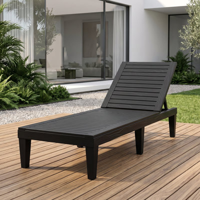 Outdoor Reclining Chaise Lounge