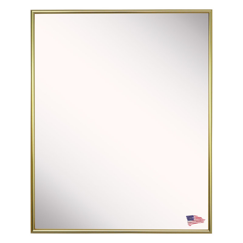 Derosier Metal Flat Mirror, 32.5" H x 26.5" W