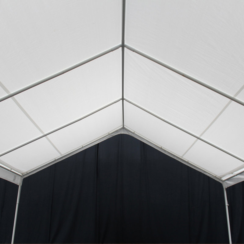 White Drawstring Replacement Canopy Roof Cover 18' x 27'