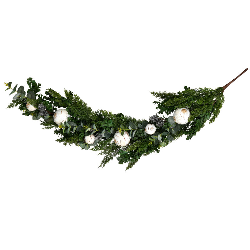 48'' in. Faux Cypress Garland