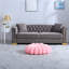 Canapés luxueux en velours, canapé Chesterfield de 84 pouces avec accoudoirs roulés, design moderne pour le salon