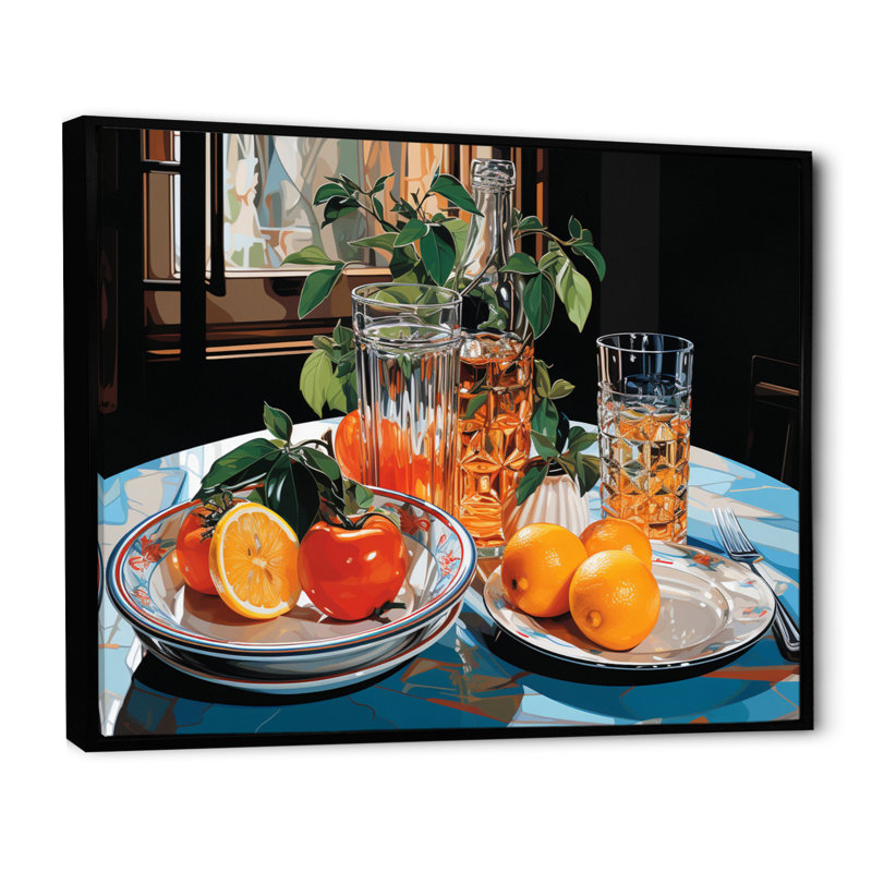 Cocktails Symphony I - Food & Beverage Wall Art Prints, H 16 po x l 32 po x P 1 po, Cadre flottant noir