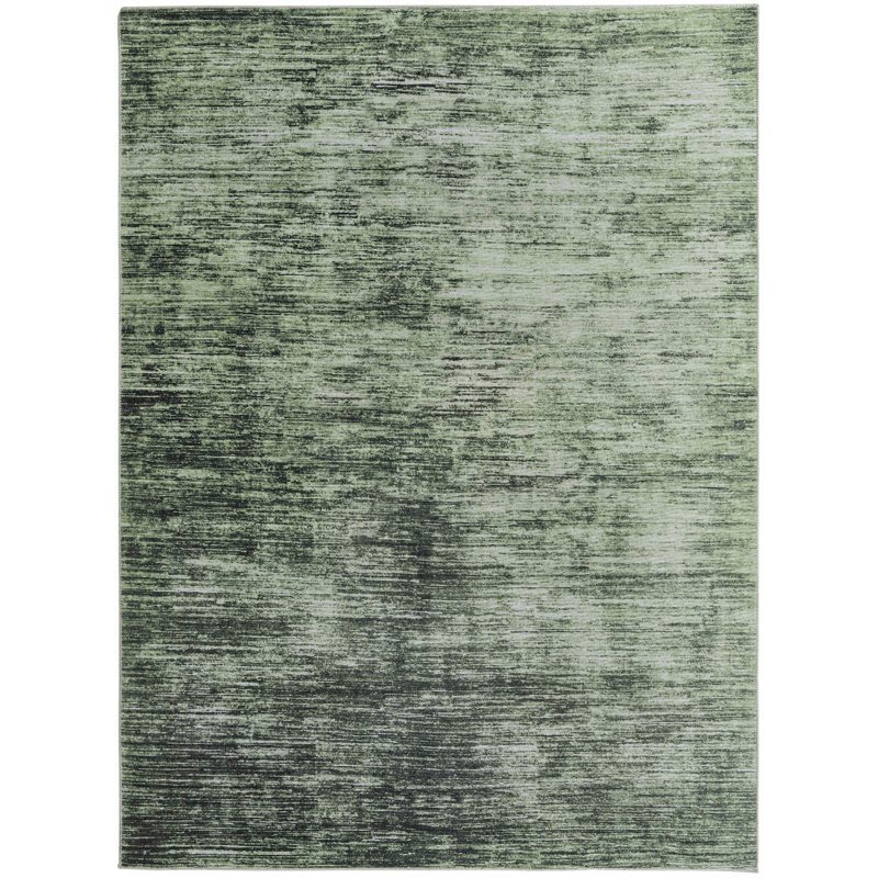 Ikhasa Chenille Abstract Indoor Rug, Rectangle 7'6" x 10'6"
