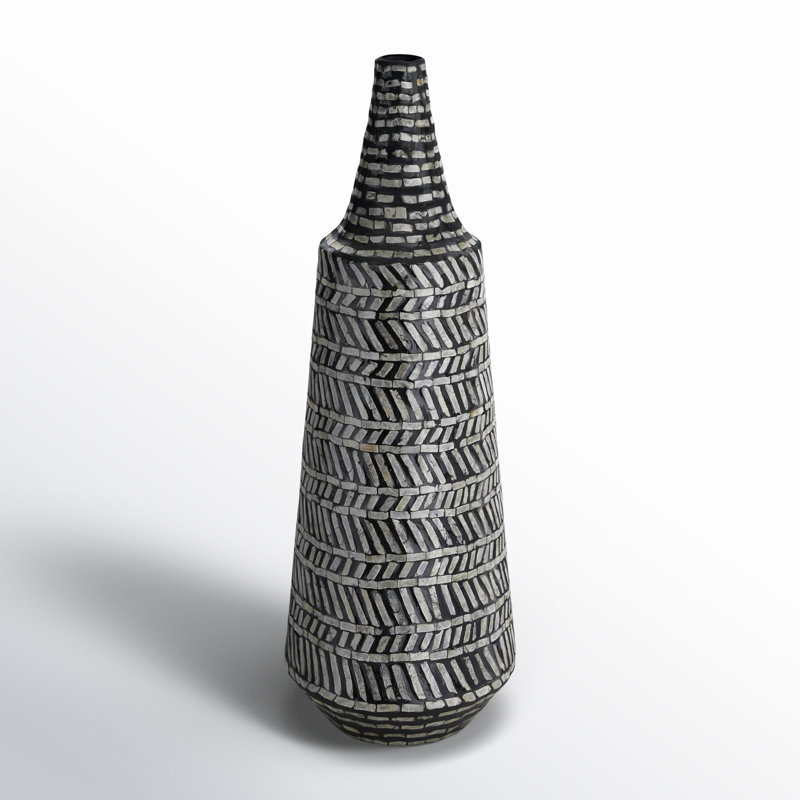 Handmade MDF Wood Table Vase, 22" H x 8" W x 8" D