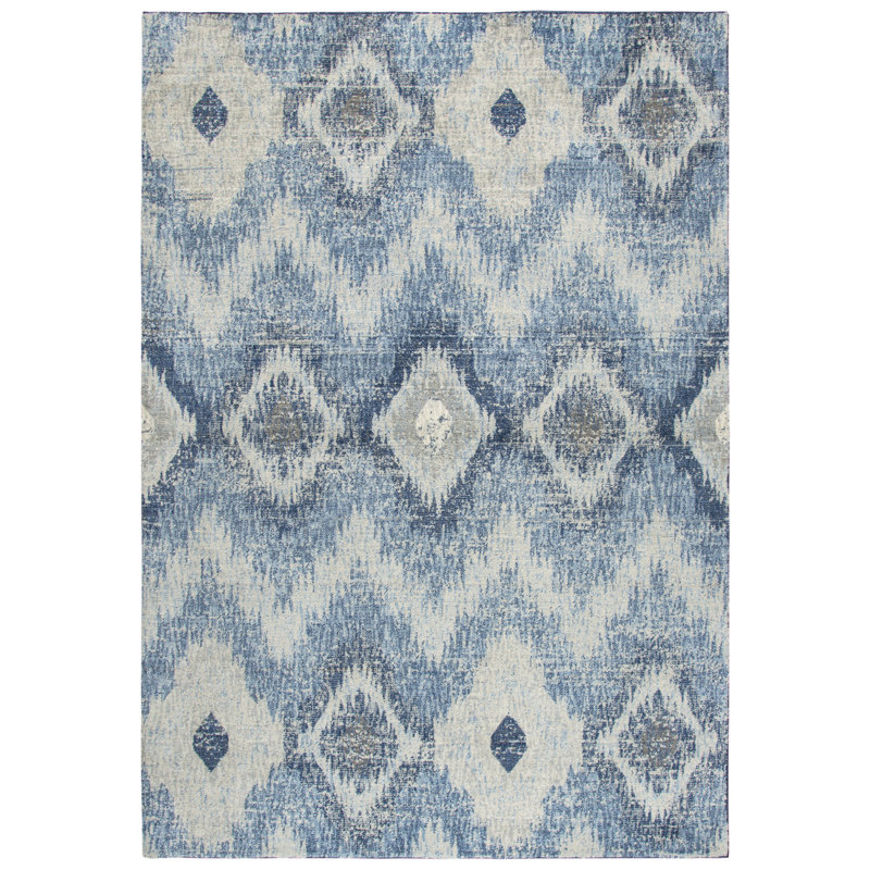 Nieto Wool Ikat Indoor Rug, Rectangle 3' x 5'