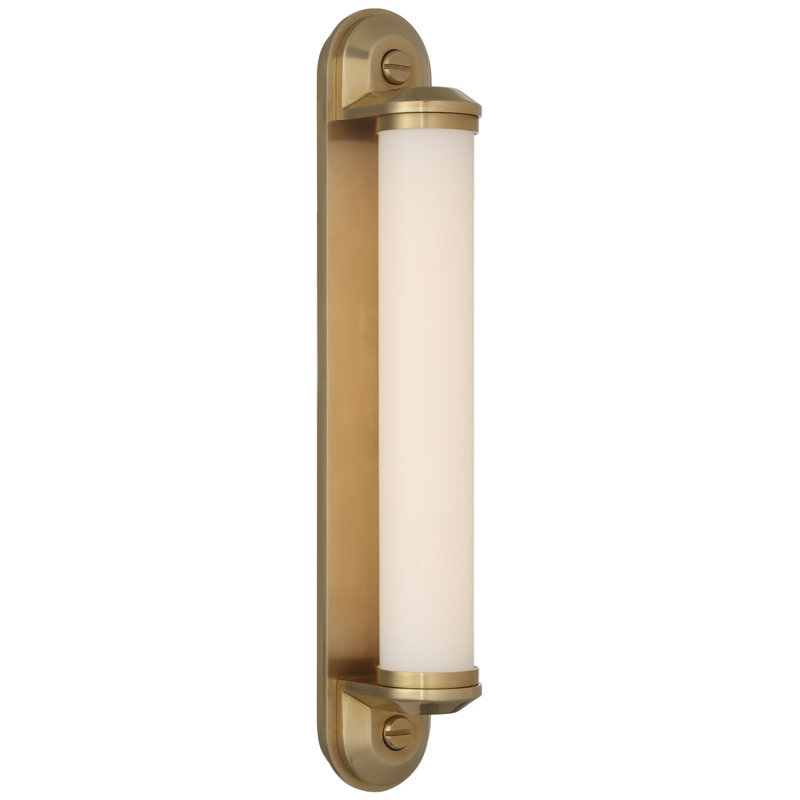 Ralph Lauren Belgrave 32" Linear Bath Light, 18" H x 3" W x 3.75" D, Natural Brass, 1200 W