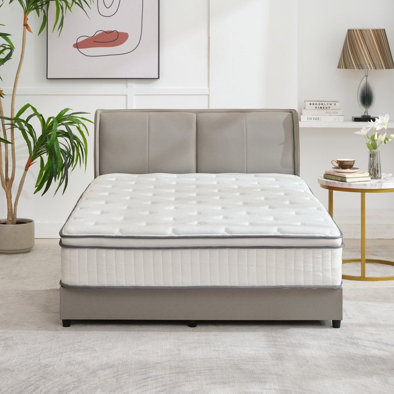 Matelas hybride en mousse à mémoire de forme moyenne 10 po Sleepwell, Double
