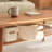 4 Packs Plastic Storage Bins With Bamboo Lids Stackable Storage Containers For Organizing, Bundled With Labels And Marker 10.24 X 7.01 X 6.1 Inch