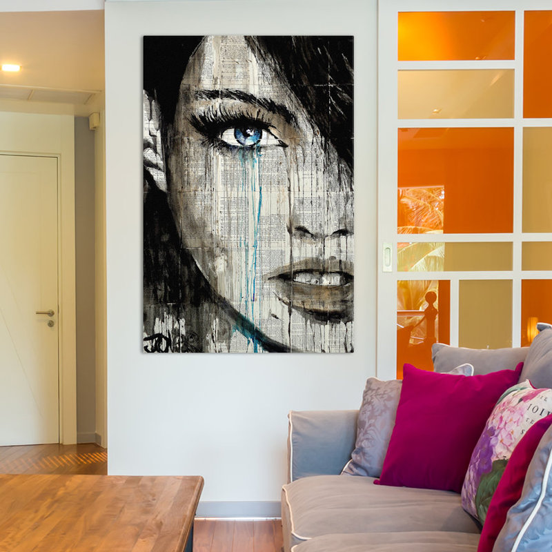 Alive par Loui Jover - Estampe numérique sur toile tendue avec châssis, H 12 po x l 8 po x P 0,75 po