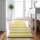 Premium Machine Washable Cerrito AMF528 Yellow Rug