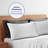 100% Viscose from Bamboo Pillowcases Only, 300 Thread Count, Hidden Zipper, Cooling Breathable, Bedding Pillow Covers for Hot Sleepers - Gift-Ready Packaging, PACK OF 2 (Pewter)-111681624-111681630