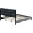 Hudson Upholstered Platform Bed with Straight Tufted Headboard, Light Gray-194871926